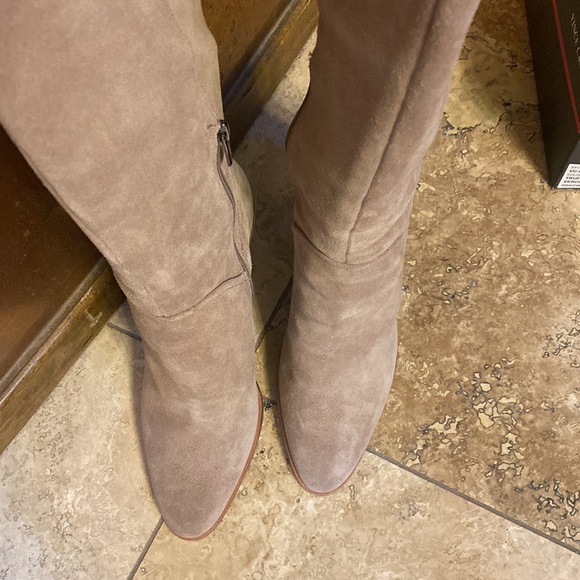 Vince Camuto, suede boots, size 7, taupe - Picture 3 of 6